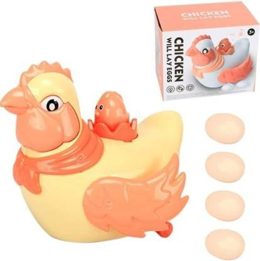 Easter chick toy that top lays eggs