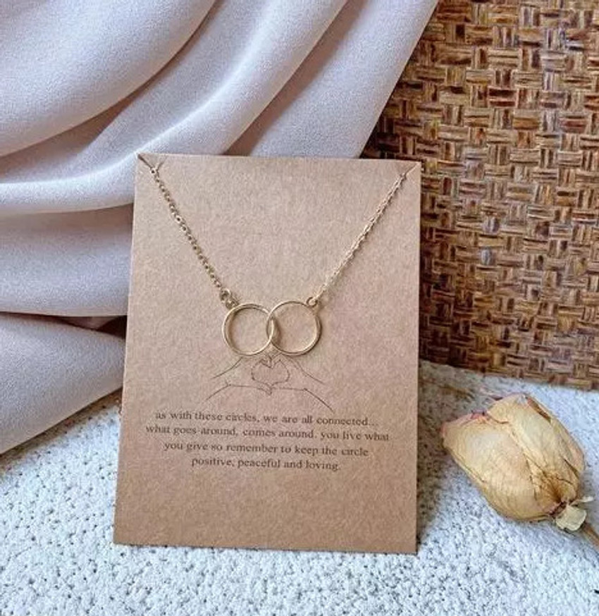 Necklace 2 circles shop connected