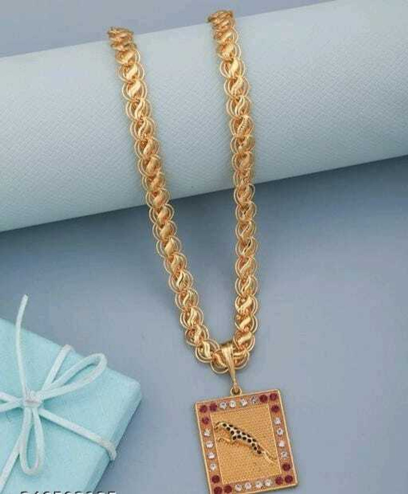 Flipkart gold plated sale chains