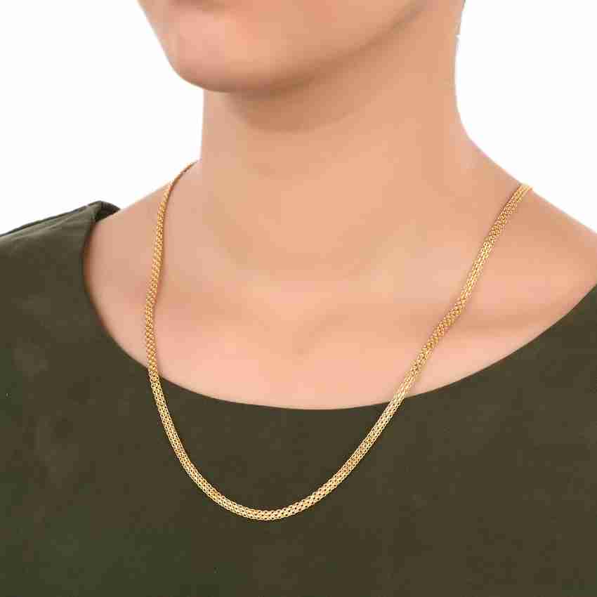 8 gram gold chain for ladies discount
