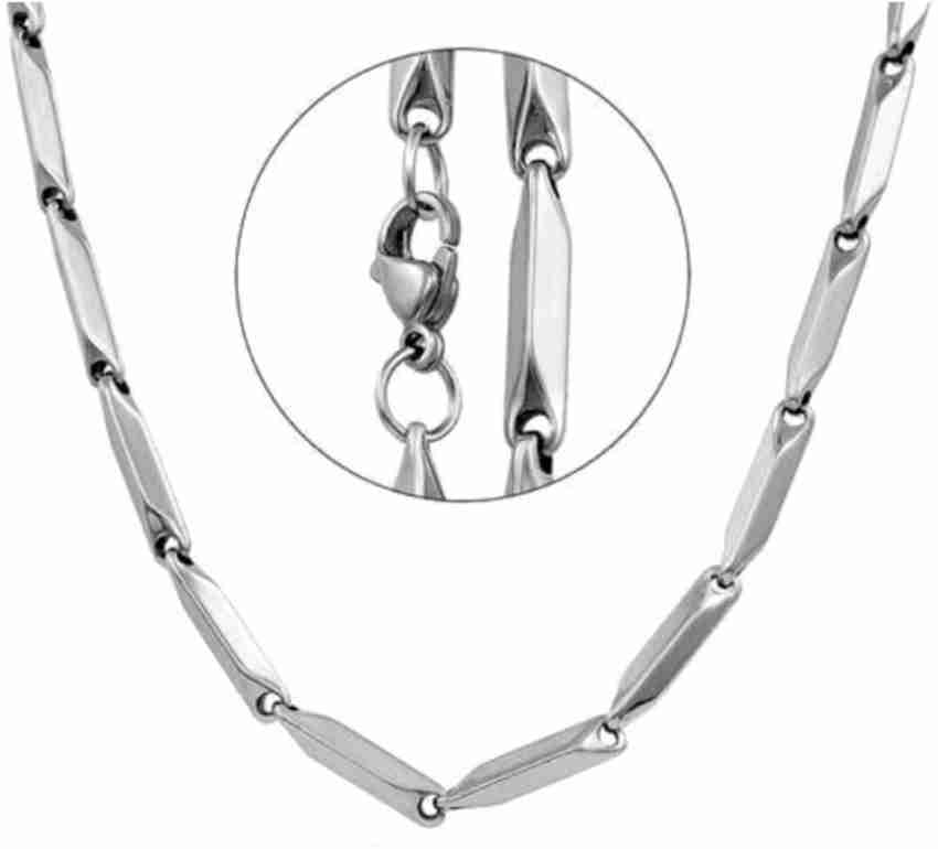 Nanafast Chain Lock Necklace Stainless Steel India