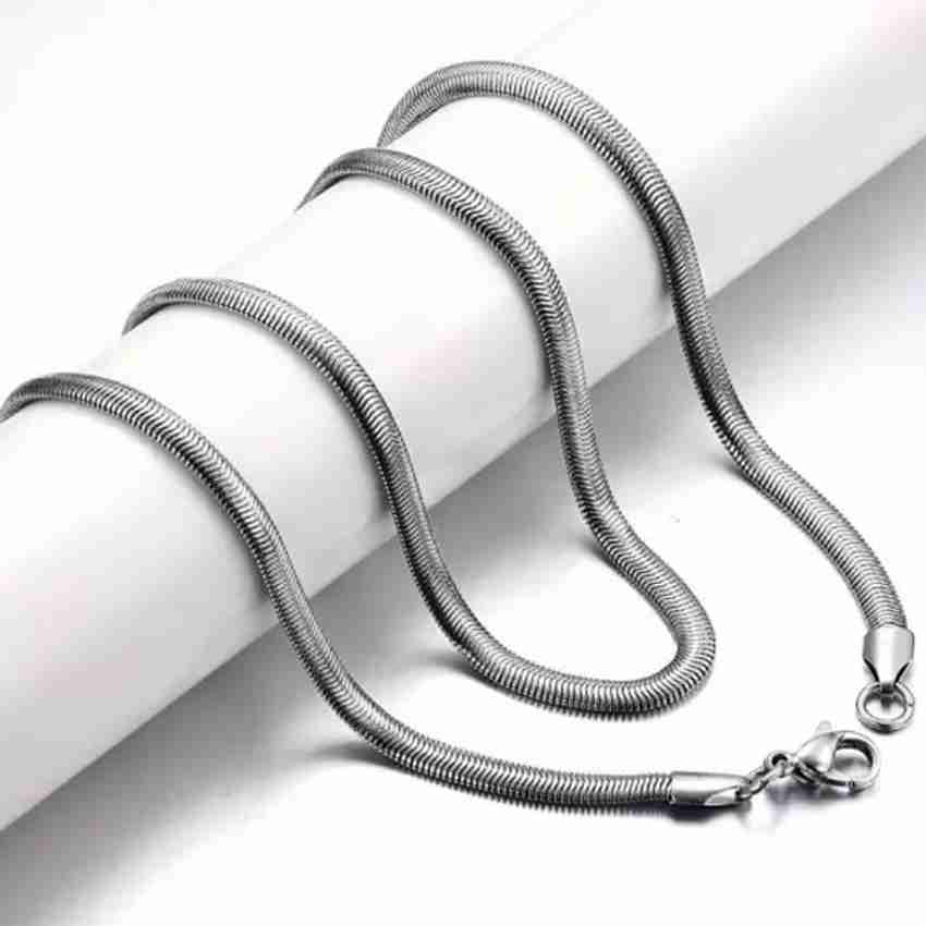 Snake chain necklace for men deals
