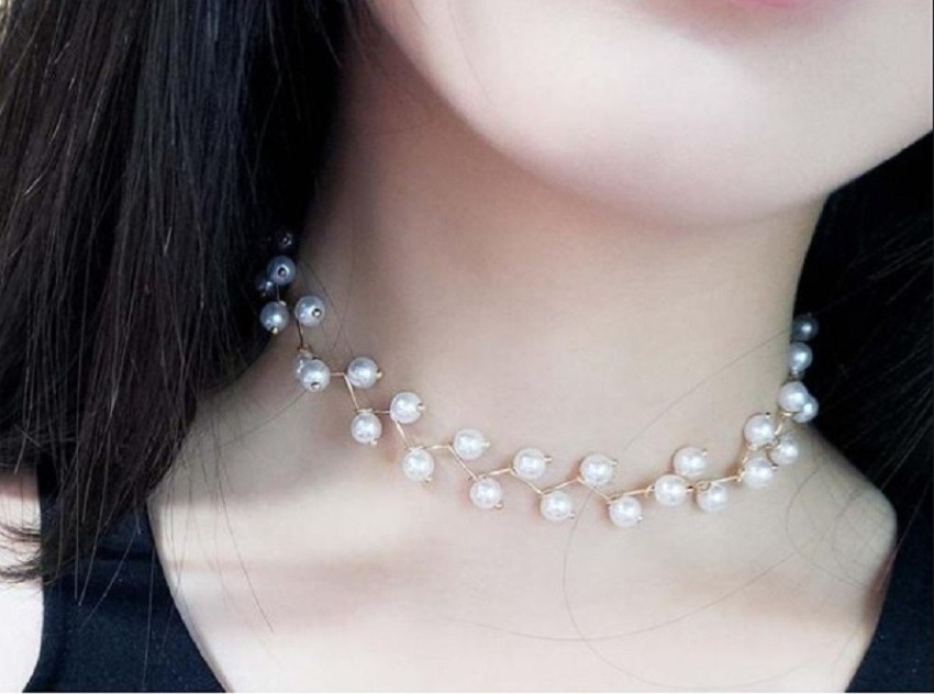 Silver Classic String of Pearls Necklace — Seekd