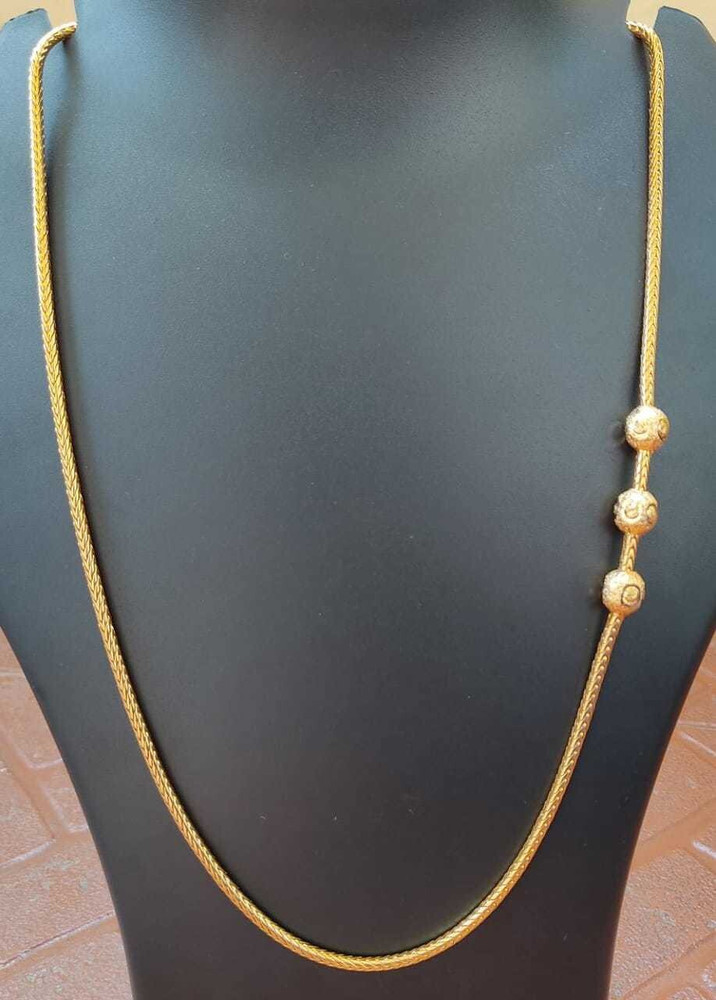 RJ FASHION MUGAPPU THALI CHAIN Cubic Zirconia Gold plated Plated Alloy Chain Price in India Buy RJ FASHION MUGAPPU THALI CHAIN Cubic Zirconia Gold plated Plated Alloy Chain Online at Best Prices in