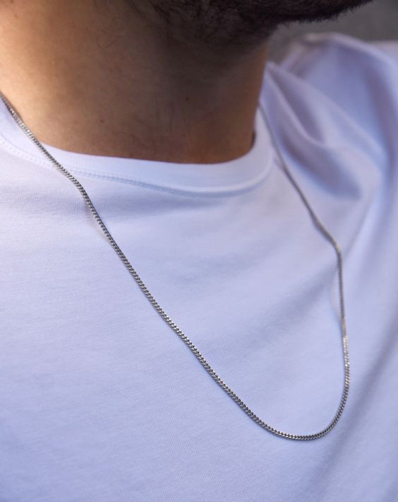 Silver chain shop for men flipkart