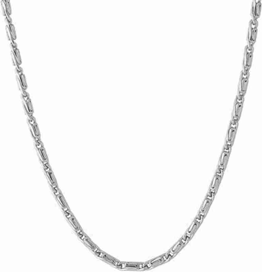 Silver plated mens chain store