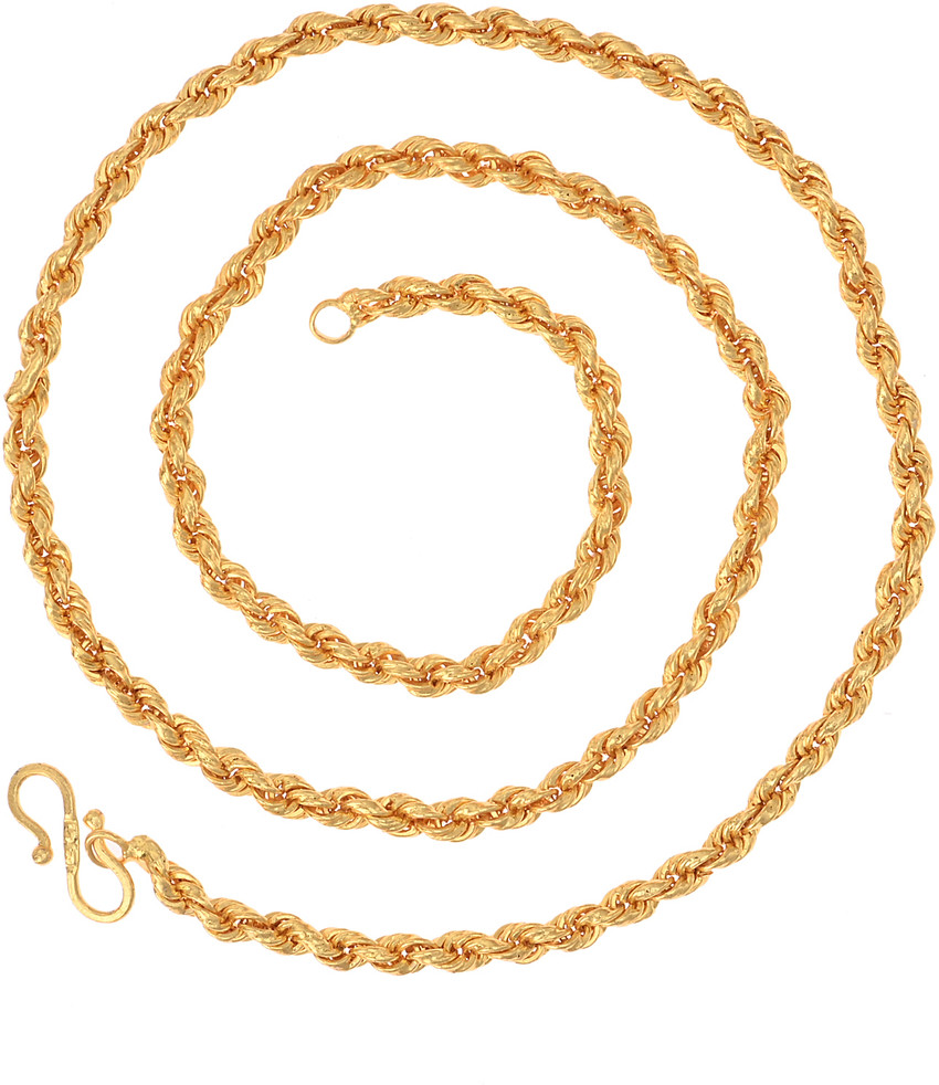 Maalgodam 21 Inches 48 Grams Gold Chain For Mens Boys Trendy Fancy