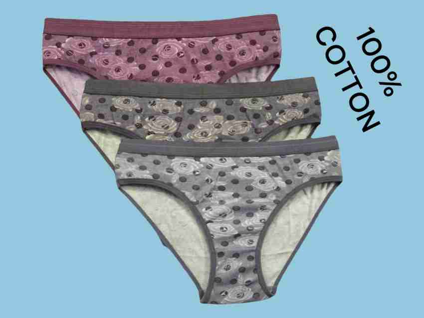 Buy YASIQ Pack of 3 Women Hipster Multicolor Panty (3XL) Online In