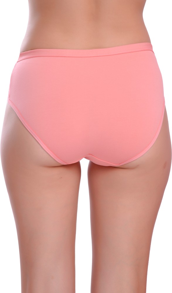DKNY Light Pink Logo-Printed Hipster Underwear for Women Online India at