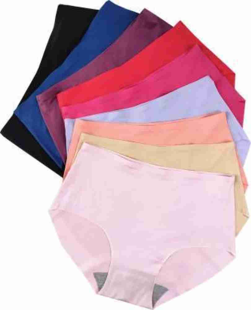 SHAPERX Womens Cotton Underwear Super High Waisted Briefs Full Coverage  Panties Multicolour Pack of 5