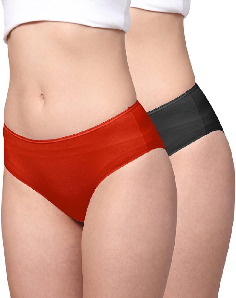 Nectar Enterprise Women Hipster Black, Red Panty - Buy Nectar Enterprise  Women Hipster Black, Red Panty Online at Best Prices in India