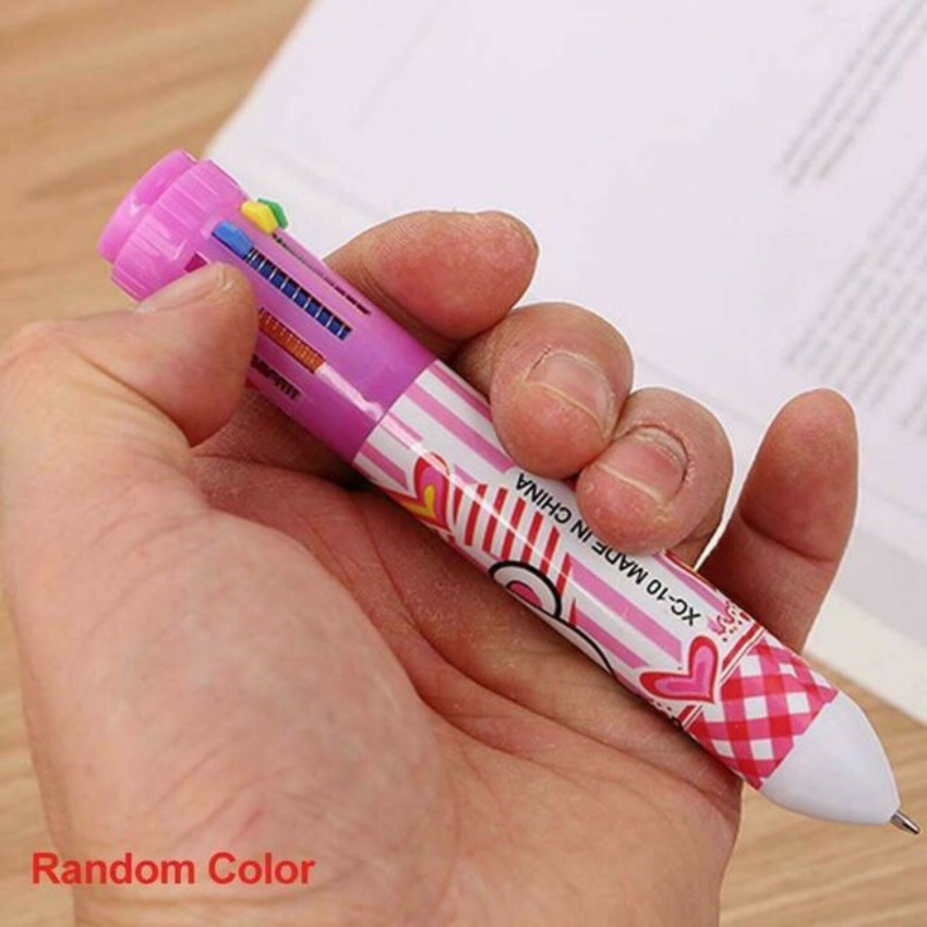 Color Pens Set, Color Pens, Set of 10, Multicolor Ballpoint Pen, Smooth  Writable Pens, Neon Ballpoint Pens, Ballpoint Pens -  Denmark