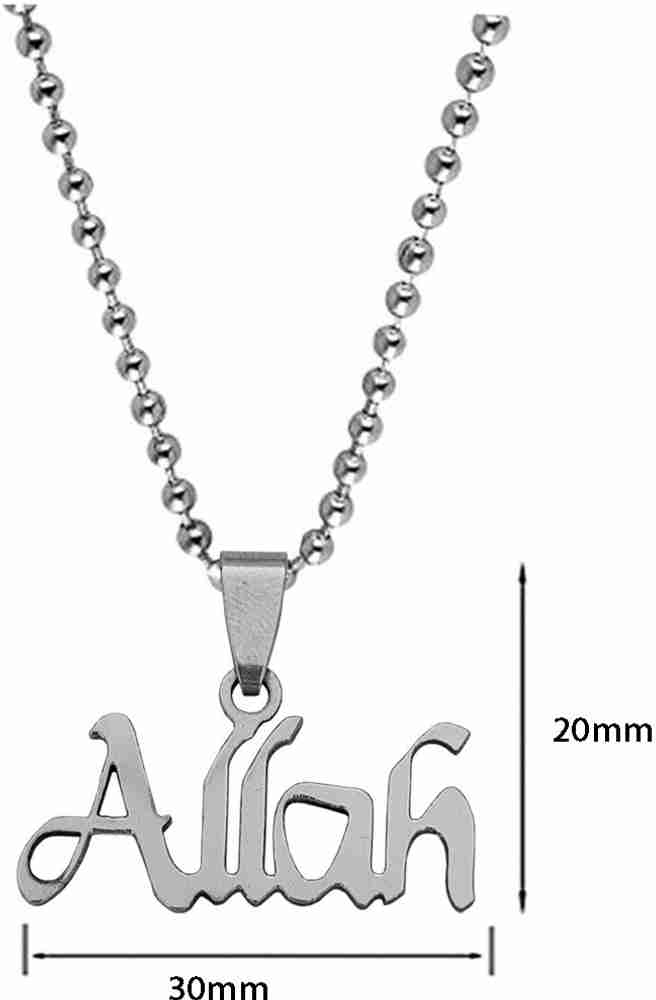 Allah chain silver top