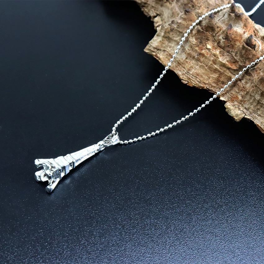 GUNGUN Gorgeous Stylish France Eiffel Tower Shape Silver Necklace Sterling Silver Stainless Steel Locket Price in India Buy GUNGUN Gorgeous Stylish France Eiffel Tower Shape Silver Necklace Sterling S...