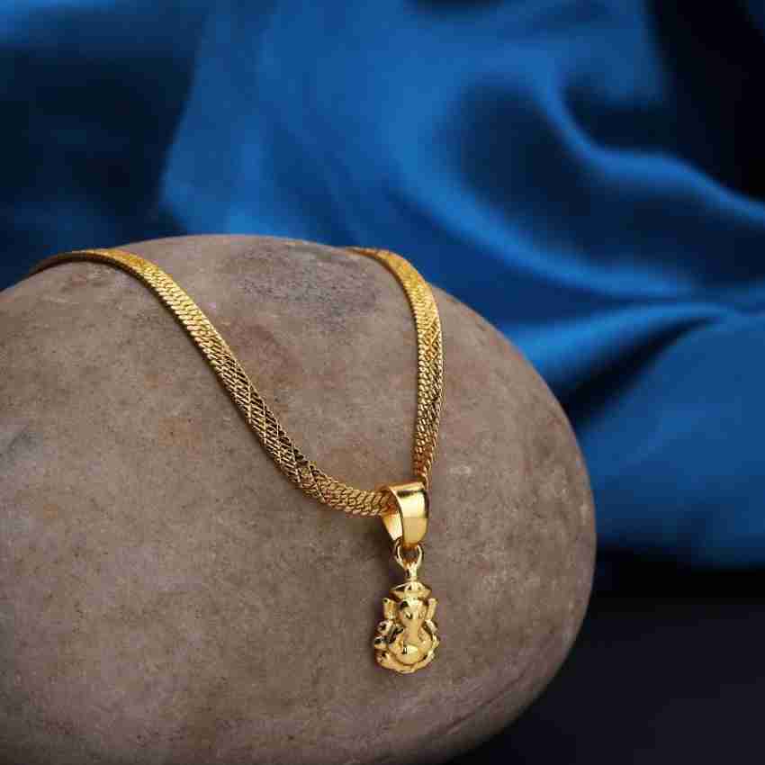 Swami samarth gold outlet pendant