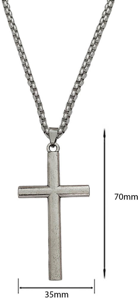 M Men Style Christmas Gift High Polished Jesus Christ Cross Necklace With Chain Silver Stainless Steel Pendant Price in India Buy M Men Style Christmas Gift High Polished Jesus Christ Cross