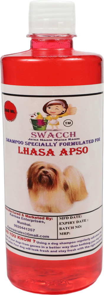swacch Lhasa Apso 500ml Conditioning Jasmine Dog Shampoo Price in India Buy swacch Lhasa Apso 500ml Conditioning Jasmine Dog Shampoo online at Flipkart