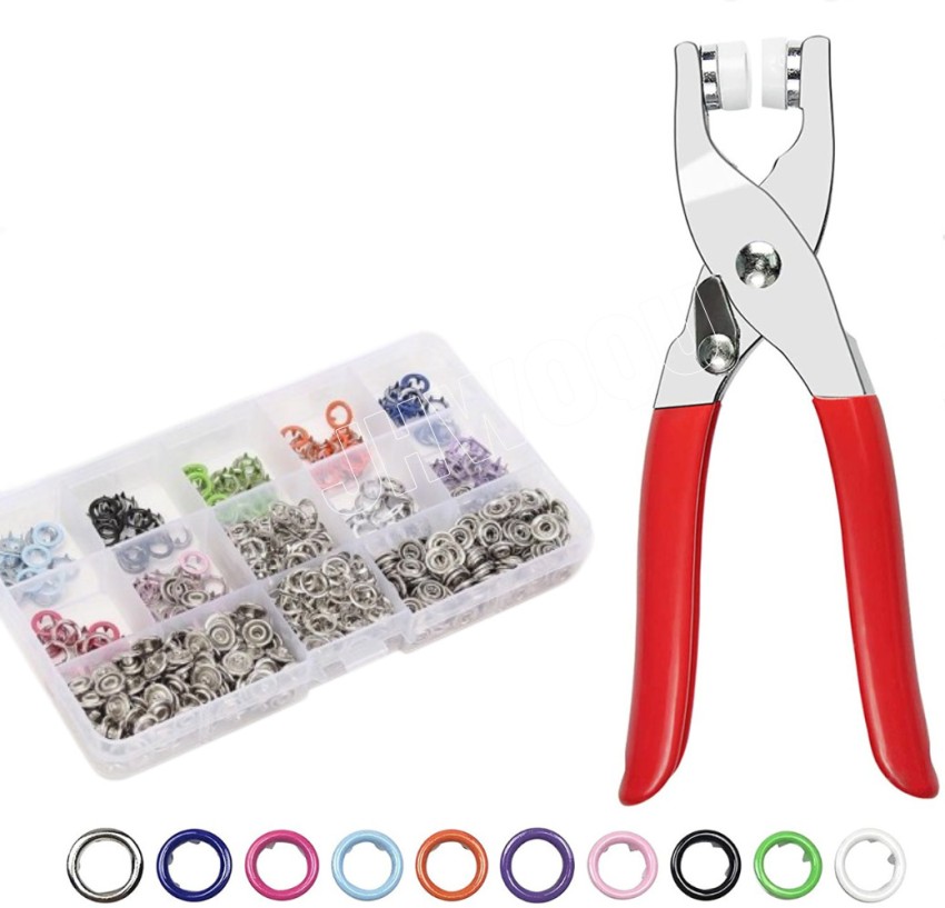 JHWOQU 200PC Hand Pressure Pliers Tool Buttons Set Clothing