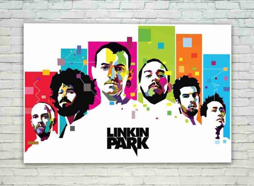 Lyric linkin park' Poster, picture, metal print, paint by Rijis