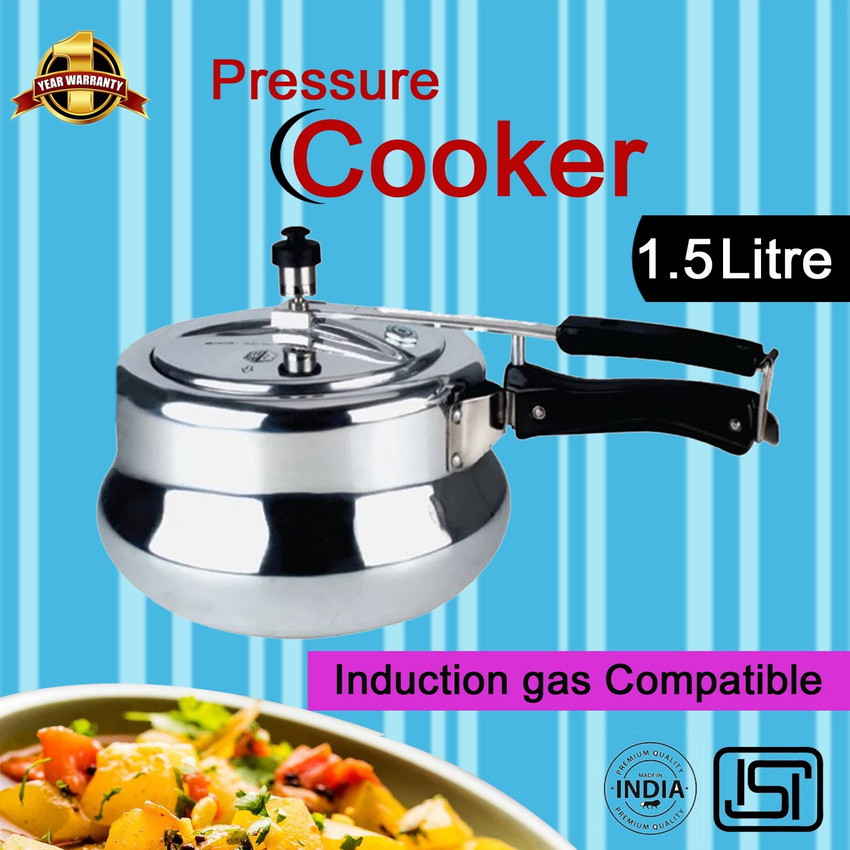 ROYAL ELIBA 1.5 L Inner Lid Induction Bottom Pressure Cooker Price in India Buy ROYAL ELIBA 1.5 L Inner Lid Induction Bottom Pressure Cooker online at Flipkart