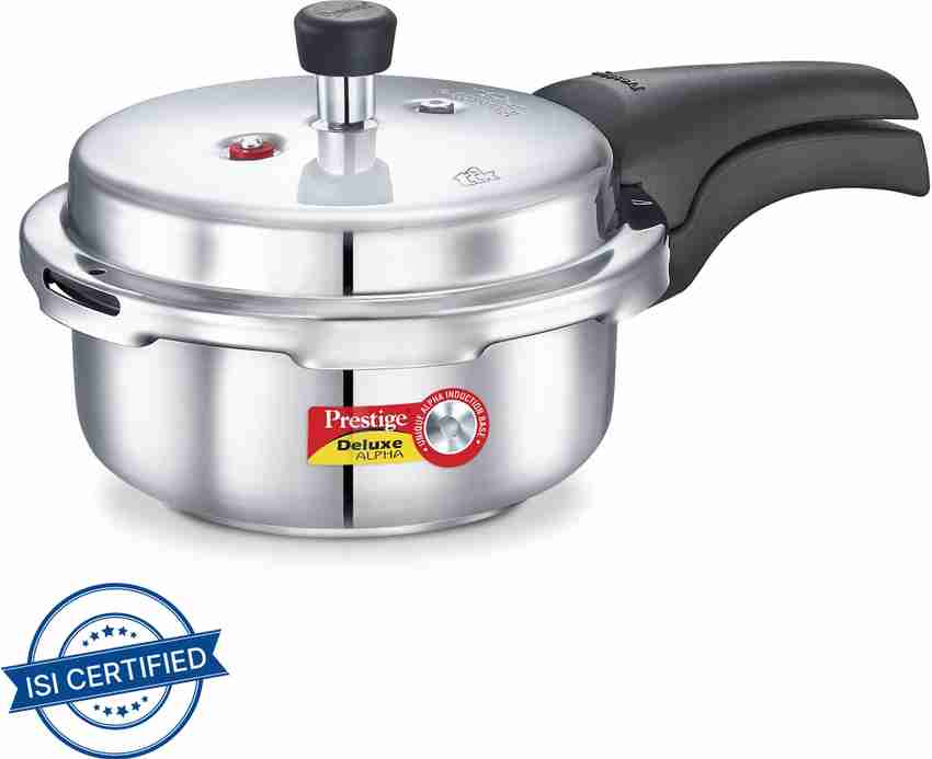 Prestige Deluxe Alpha 2 L Outer Lid Induction Bottom Pressure Cooker Price in India Buy Prestige Deluxe Alpha 2 L Outer Lid Induction Bottom Pressure Cooker online at Flipkart
