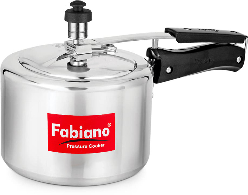Fabiano 2 Liter Premium Aluminum Pressure Cooker 2 Years Warranty On Product 2 L Inner Lid Induction Bottom Pressure Cooker