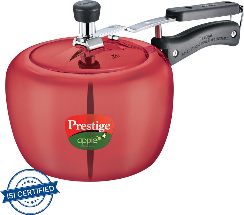 Prestige Apple Plus 3 L Inner Lid Induction Bottom Pressure Cooker Price in India Buy Prestige Apple Plus 3 L Inner Lid Induction Bottom Pressure Cooker online at Flipkart
