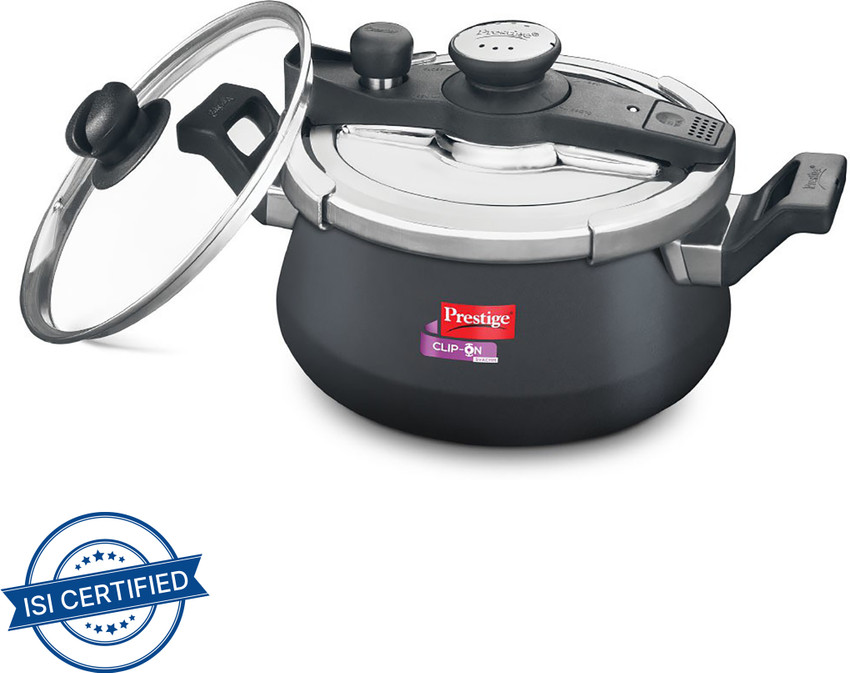 Prestige clip on hard anodised pressure cooker online