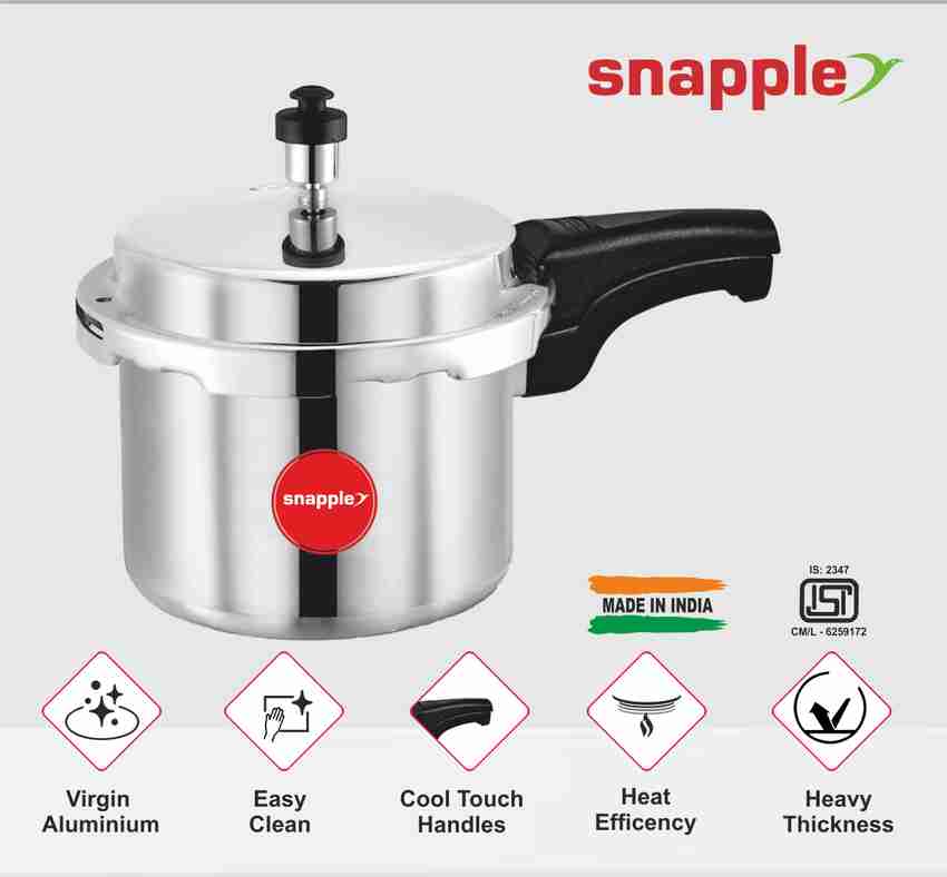 Snapple 3 Liter Pressure Cooker Idli Maker Combo 4 Plates 16
