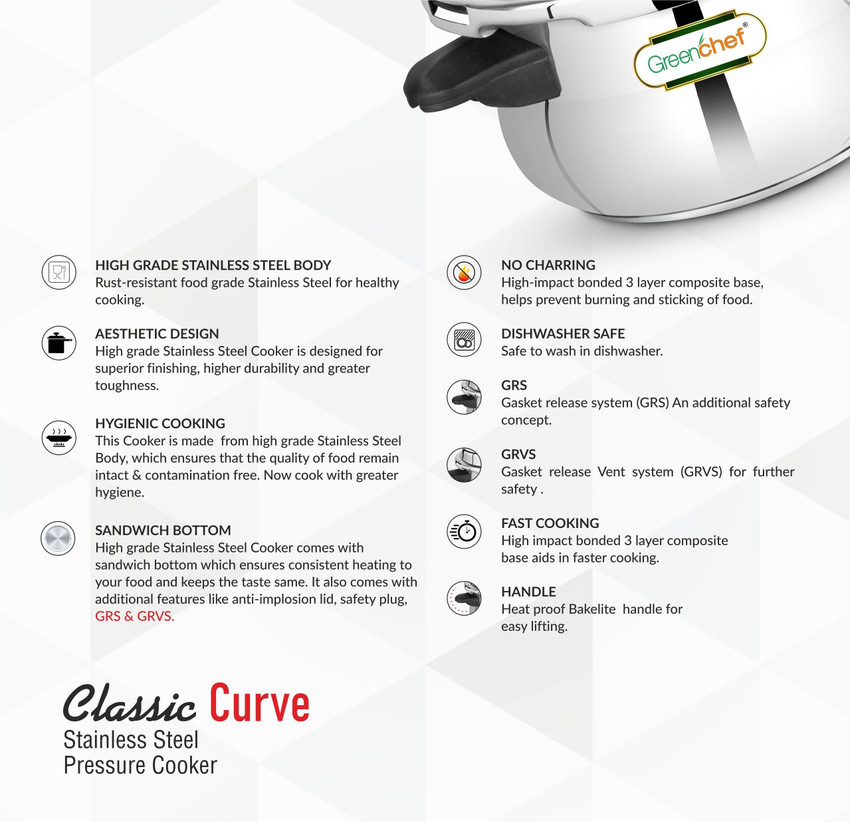 Classic cuisine hotsell pressure cooker manual