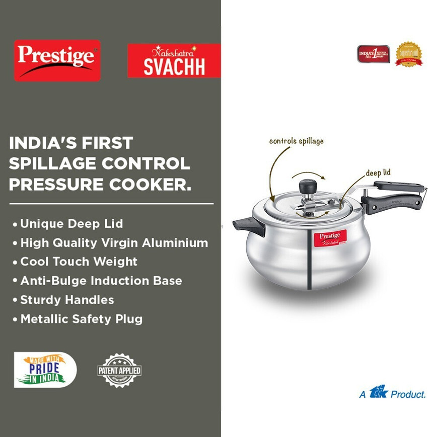 Prestige nakshatra aluminium pressure handi on sale
