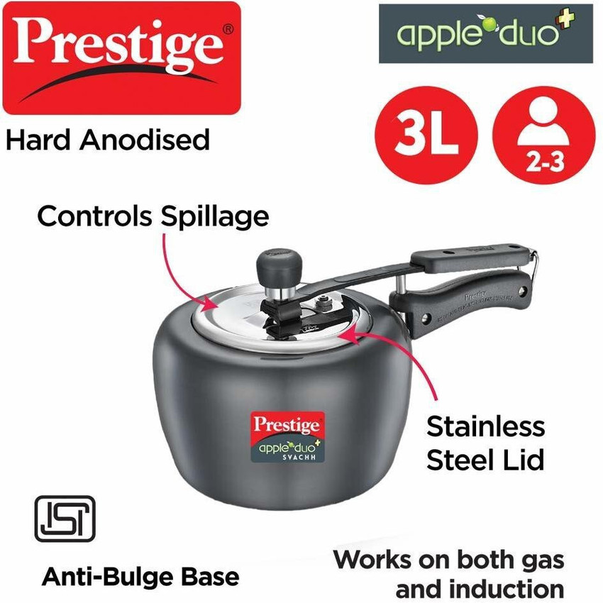 Prestige cooker non stick 3 ltr new arrivals