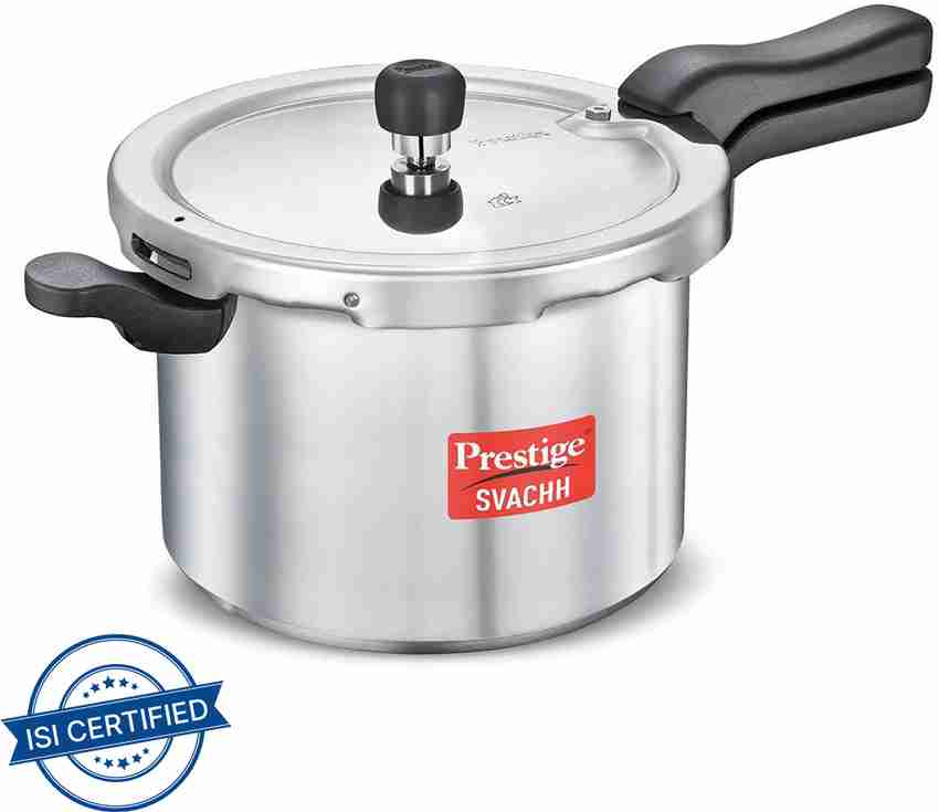 Prestige Svachh 7.5 L Outer Lid Induction Bottom Pressure Cooker Price in India Buy Prestige Svachh 7.5 L Outer Lid Induction Bottom Pressure Cooker online at Flipkart