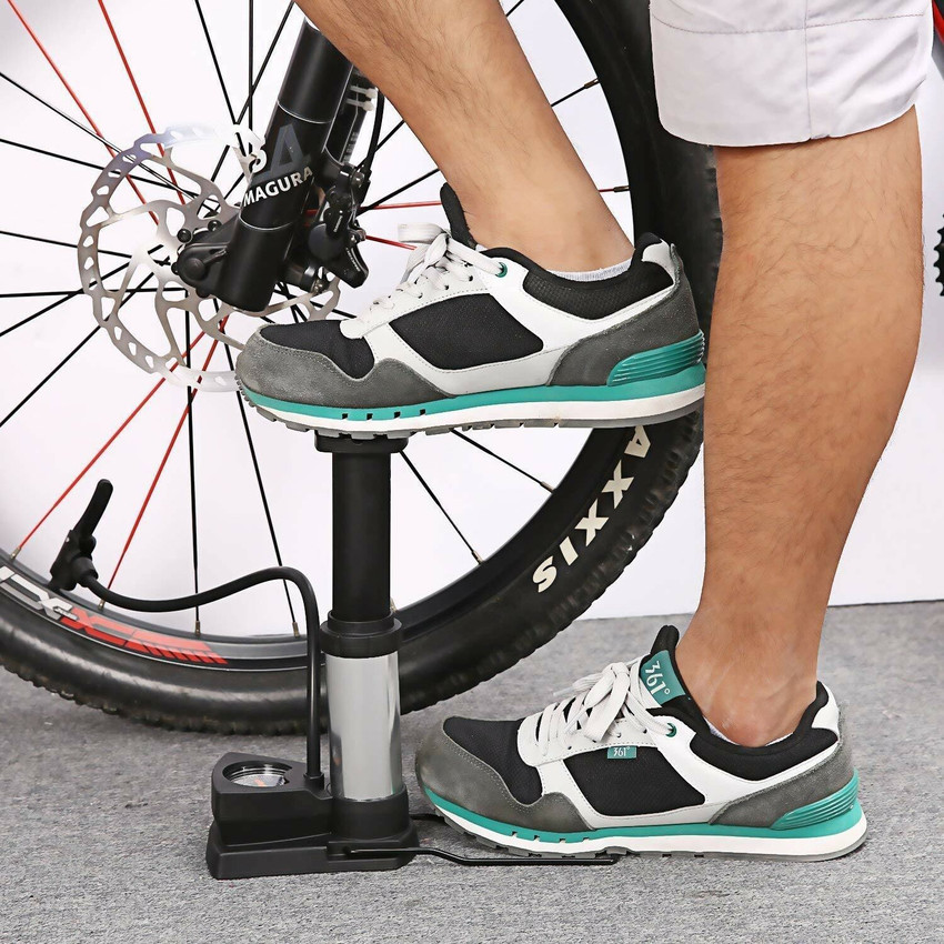 Can you use a shop football pump on a bike