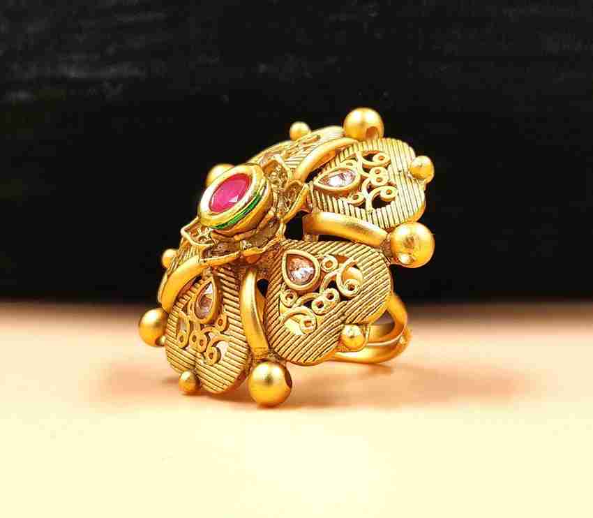 Traditional gold ring hotsell designs for womens