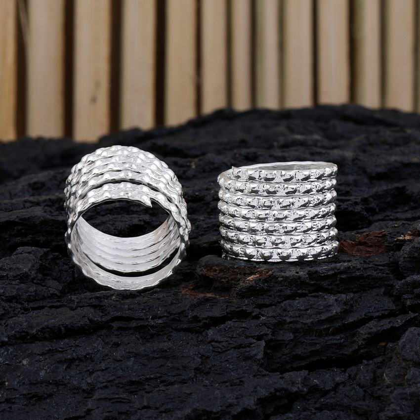 Silver leg finger ring price top