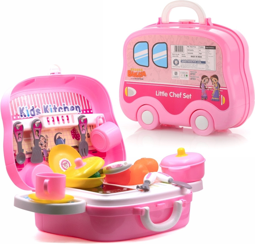 Toy suitcase on wheels on sale