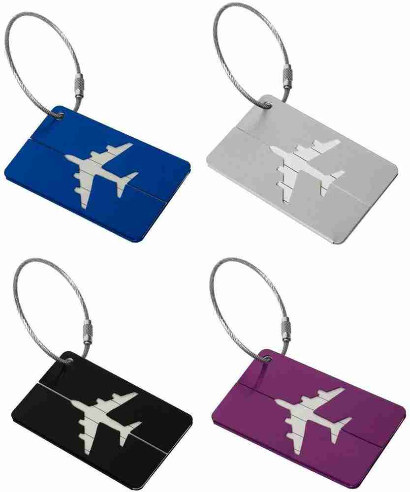 HANDCUFFS Luggage Tags Bag Tag Travel ID Labels Tag for Baggage Suitcases Bags Pack of 4 Luggage Tag All Price in India Flipkart