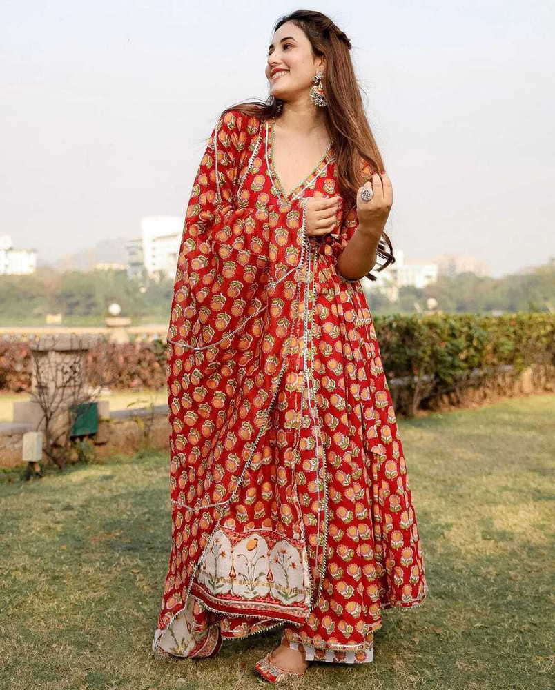 PI JAYPORE Floral Print Anarkali Kurta Bottom Dupatta Set Buy PI JAYPORE Floral Print Anarkali Kurta Bottom Dupatta Set Online at Best Prices in India Flipkart