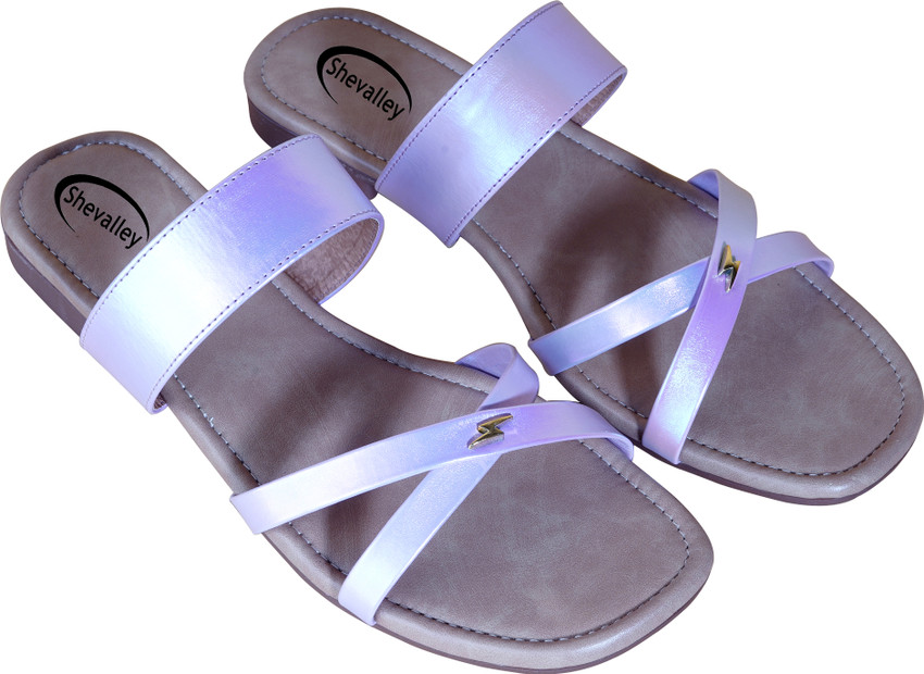 Light purple slippers on sale