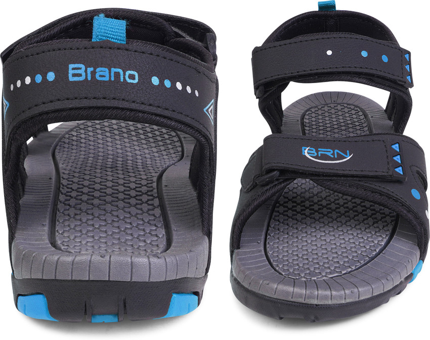 Brano Men Black Sports Sandals Buy Brano Men Black Sports