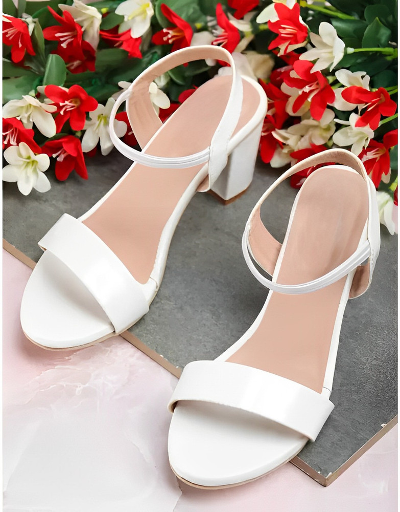 White deals heels online