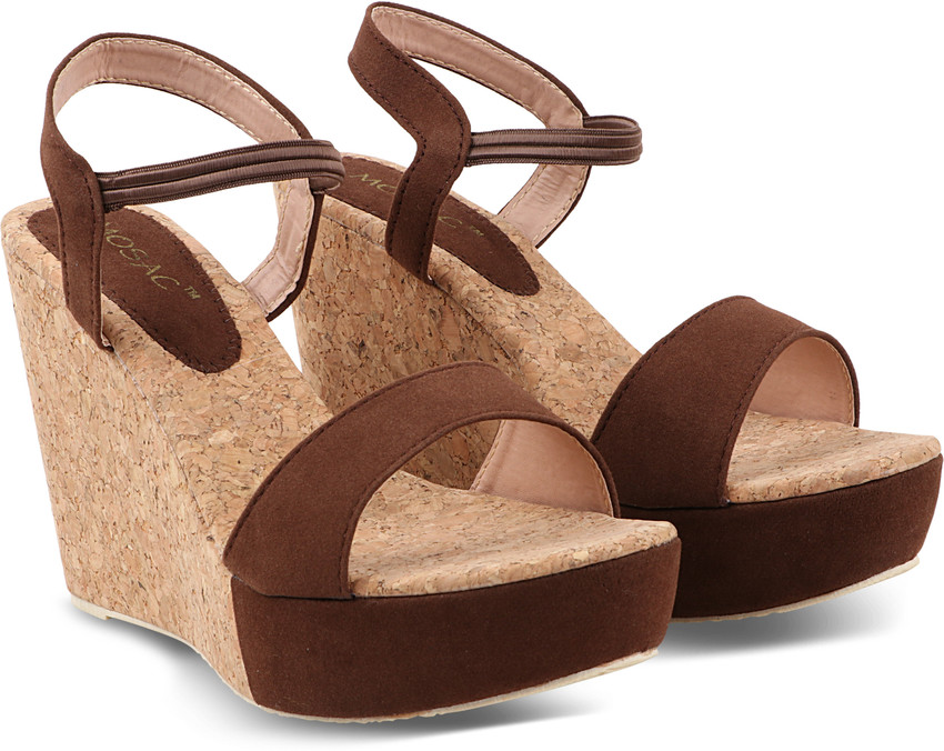 Top more than 82 brown cork wedge sandals dedaotaonec