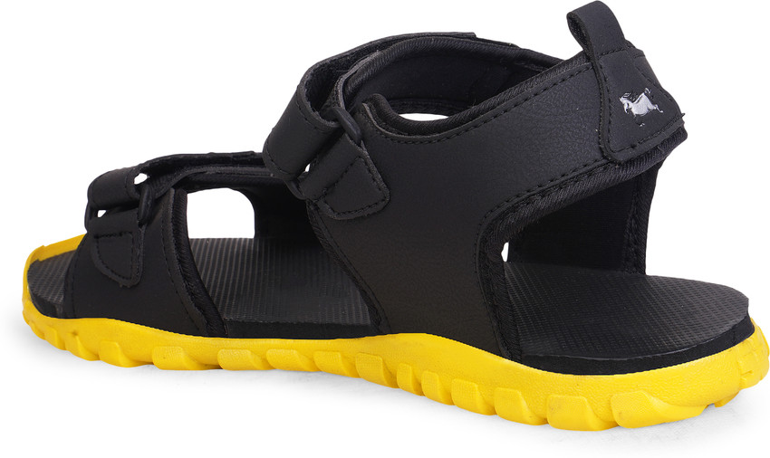 Yellow and black sandals new arrivals