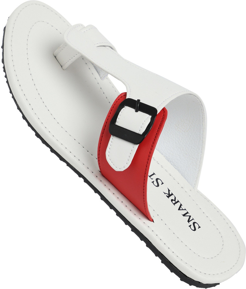 Smark Styl Men White Sandals