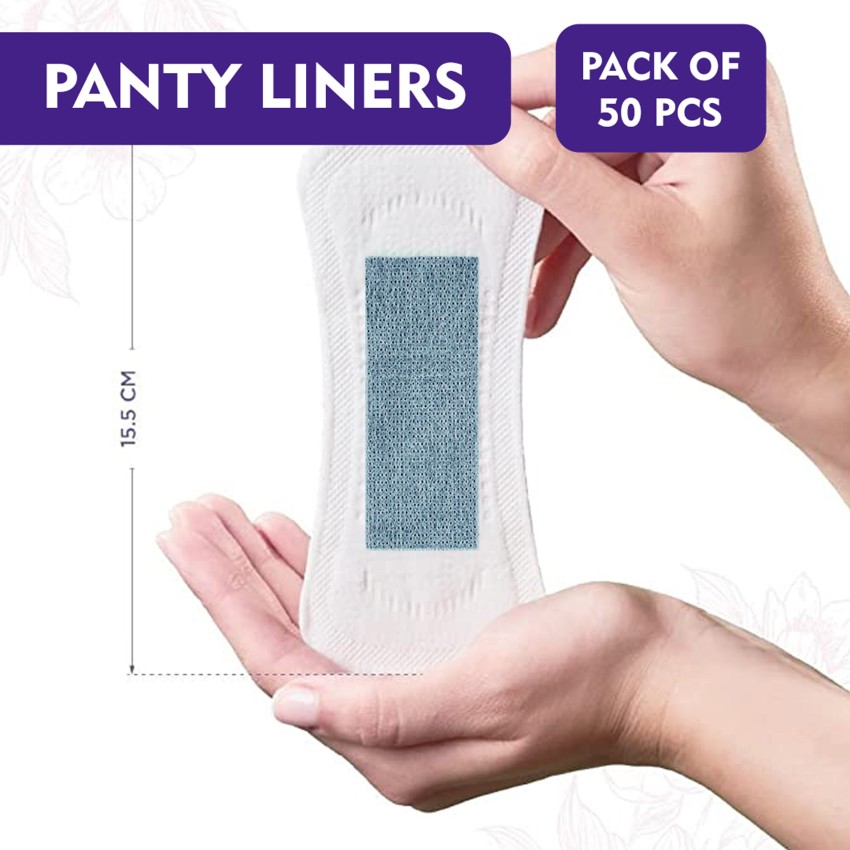 softiz Panty Liners, Cottony Soft for Extra Comfort Pantyliner, Pack of  50 PCS Pantyliner, Buy Women Hygiene products online in India