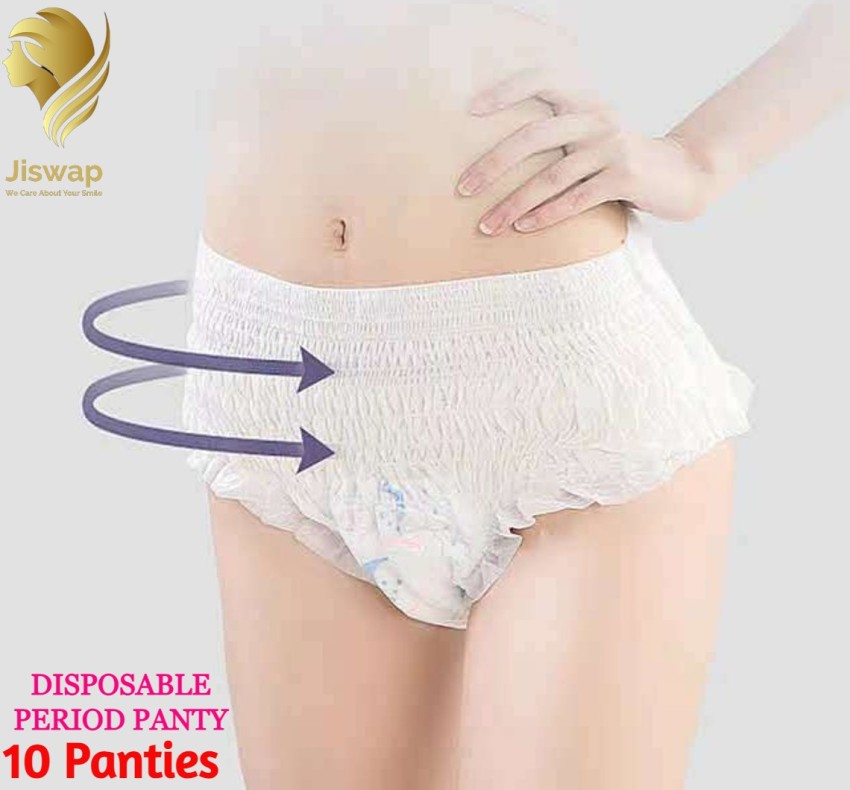 Jiswap Period Panty Pad Super Absorbent, Heavy Flow Disposable Overnight  Panties Sanitary Pad, Buy Women Hygiene products online in India