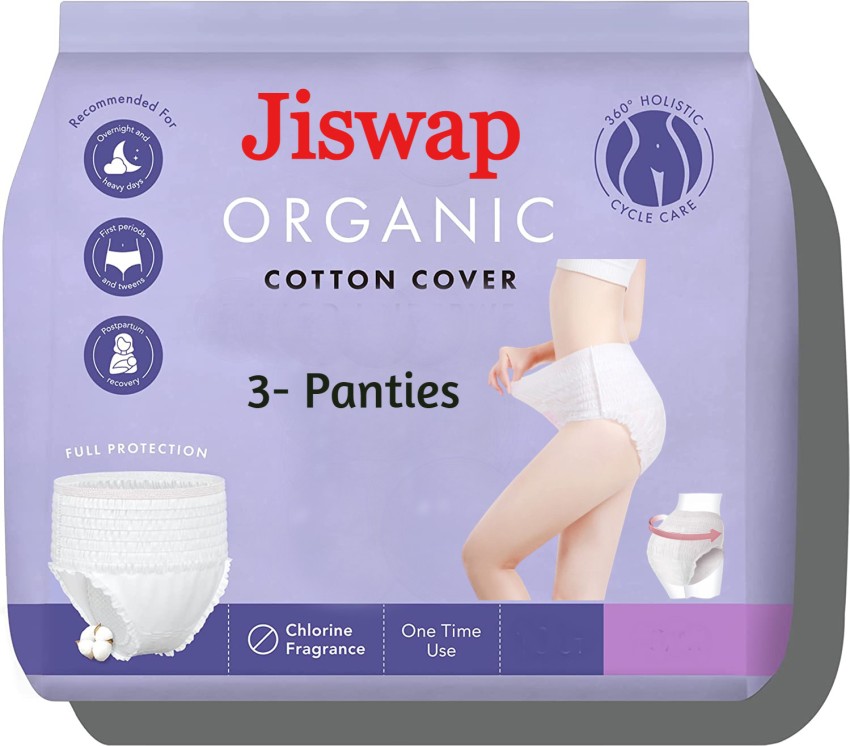 Jiswap Disposable Period Panties, Super Absorbent, Heavy Flow