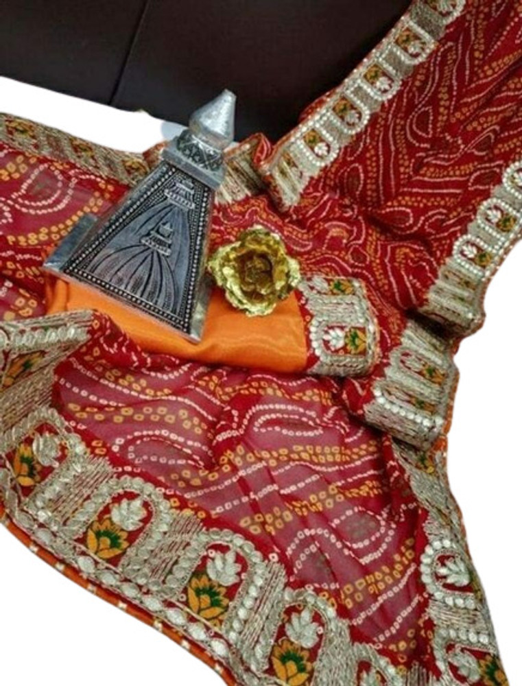 Chunri outlet saree flipkart