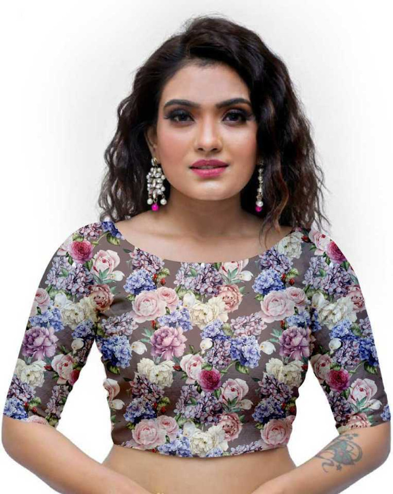Rajvin Net/Lace Printed Blouse Material Price in India - Buy Rajvin Net/Lace  Printed Blouse Material online at Flipkart.com